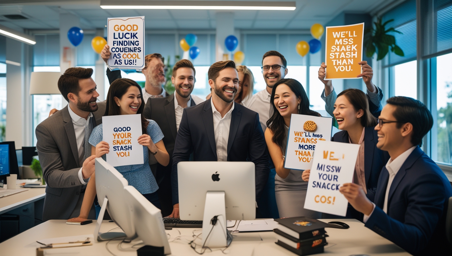 Funny Farewell Messages for Office Colleagues